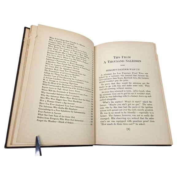 Tips From A Thousand Salesmen J.C. Aspley 1929 Hardcover Book VTG Business Sales - Picture 13 of 16